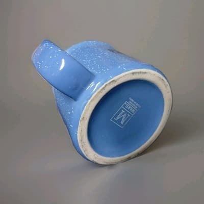 M-Ware Blue Coffee Mug Rural Bremer Bank Stoneware Heavy Dine Style... - Thumbnail 8