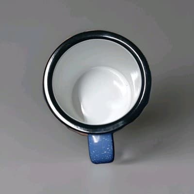 M-Ware Blue Coffee Mug Rural Bremer Bank Stoneware Heavy Dine Style... - Thumbnail 5