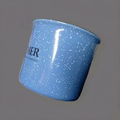 M-Ware Blue Coffee Mug Rural Bremer Bank Stoneware Heavy Dine Style... - Thumbnail 2