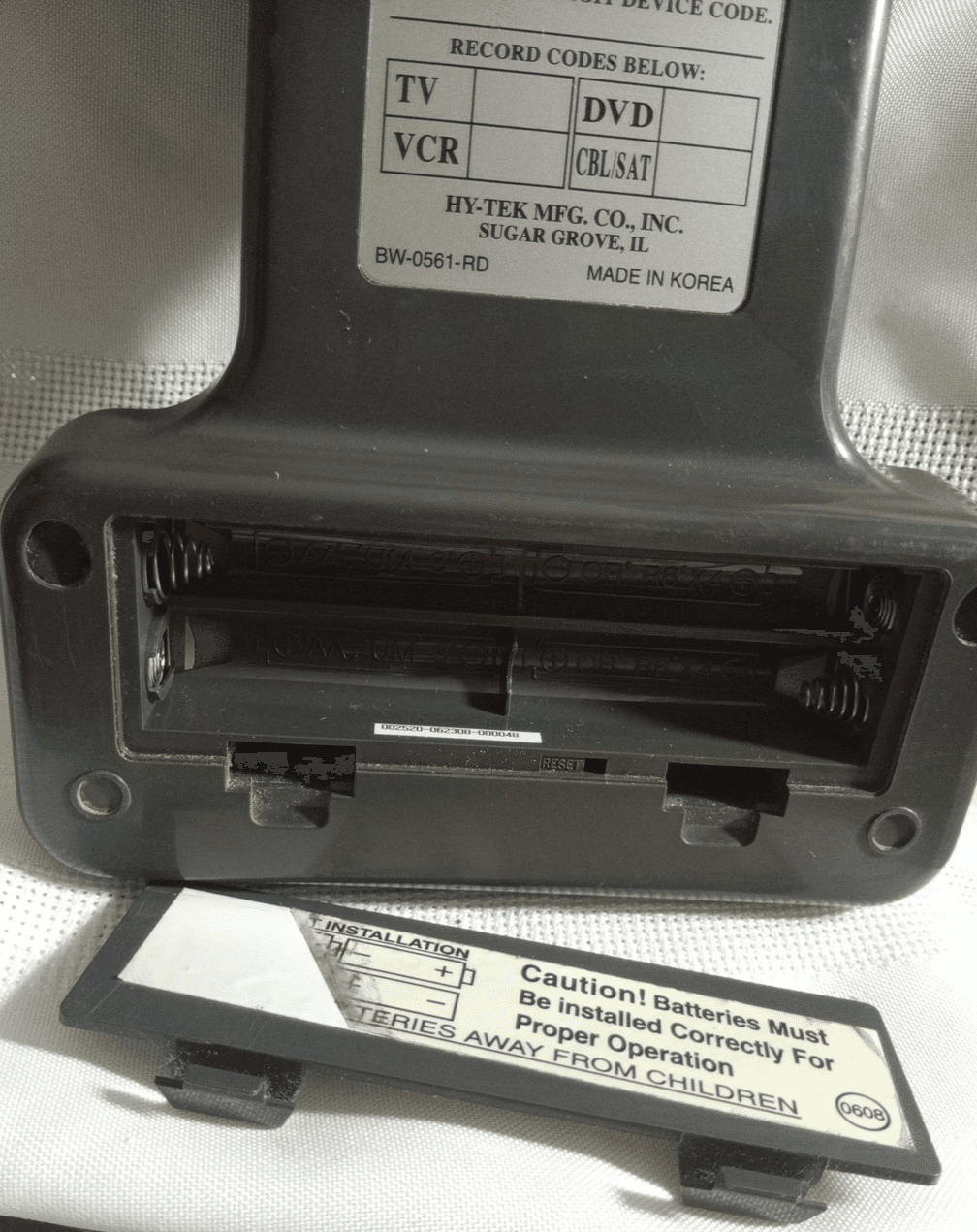 TEK Partner Remote BW-0561-RD Universal Control Big Buttons Lights Up Works - Thumbnail 3