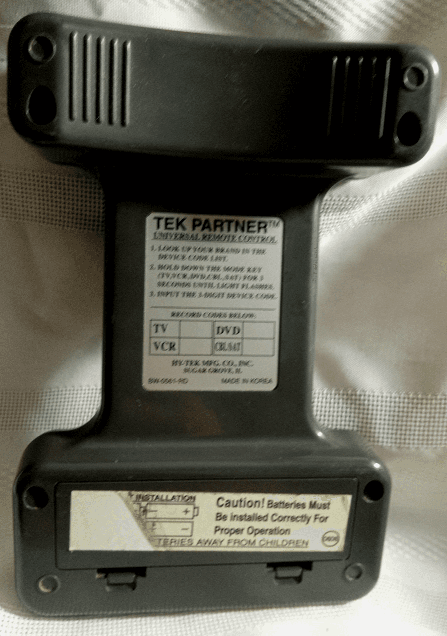 TEK Partner Remote BW-0561-RD Universal Control Big Buttons Lights Up Works - Thumbnail 2