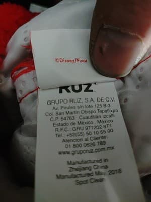 Disney Incredibles Christmas Stocking Satin Plush Red Gold Embroidered Logo 16" - Thumbnail 6