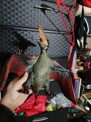 Toys R' Us Large Rubber Pterodactyl Dinosaur, WM 1508 - Thumbnail 2