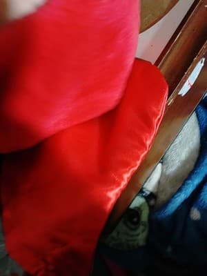 Disney Incredibles Christmas Stocking Satin Plush Red Gold Embroidered Logo 16" - Thumbnail 4