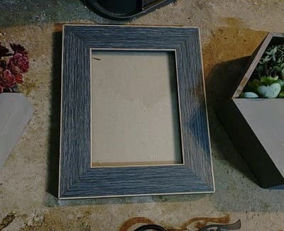 Lot Of 5 Decorative Wall Pieces:\2 Planter/Plants / Lg & Am Picture Frames /Sign - Thumbnail 5