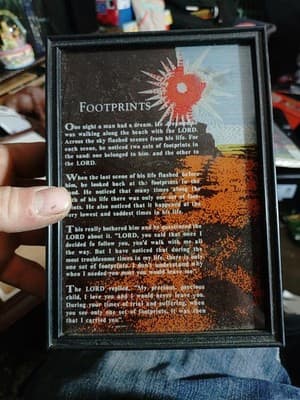 VINTAGE Wind Up Music Box Artwork Plays "Amazing Grace" 1981 EMSON SANYO WORKS! - Image 1