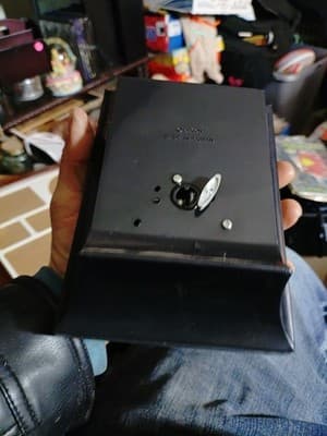 VINTAGE Wind Up Music Box Artwork Plays "Amazing Grace" 1981 EMSON SANYO WORKS! - Thumbnail 2