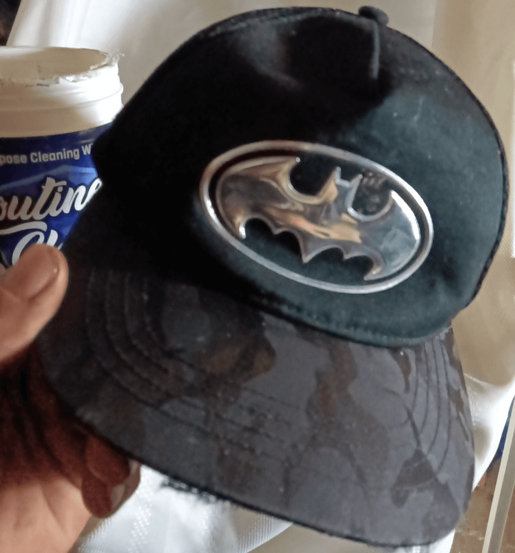 Berkshire DC Comics Batman Black Baseball Cap \Silver Logo Youth Kids SnapBack - Image 1