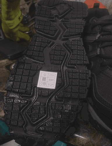 SKECHERS WORK Men's Work D'Lux Journey Carbon NanoToe Work Shoe Black/Grey 9 New - Thumbnail 6