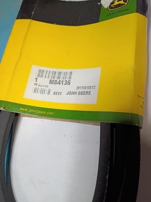 New Genuine John Deere M84136 Secondary Traction Drive Belt LX176 LX178 GT242 - Thumbnail 4