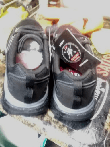 SKECHERS WORK Men's Work D'Lux Journey Carbon NanoToe Work Shoe Black/Grey 9 New - Thumbnail 8