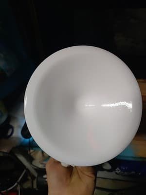 Indiana Colony Milk Glass White Harvest Grape with Pedestal Pitcher Heavy - Thumbnail 6