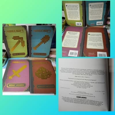 Minecraft Scholastic Handbook Set (4) - Essential, Construction, Combat,... - Image 1