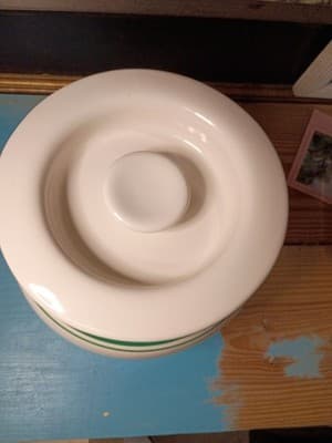 Vintage Clay Design Ceramic Canister - Green Elk Buck - Made in USA - Lodge... - Thumbnail 7