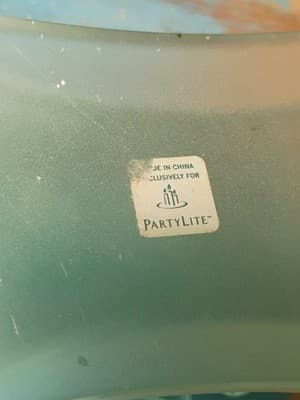 Rare PartyLite One-Piece Stairway Glass Centerpiece - Solid Fused 12" Tray P7326 - Thumbnail 7