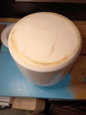 Vintage Clay Design Ceramic Canister - Green Elk Buck - Made in USA - Lodge... - Thumbnail 11