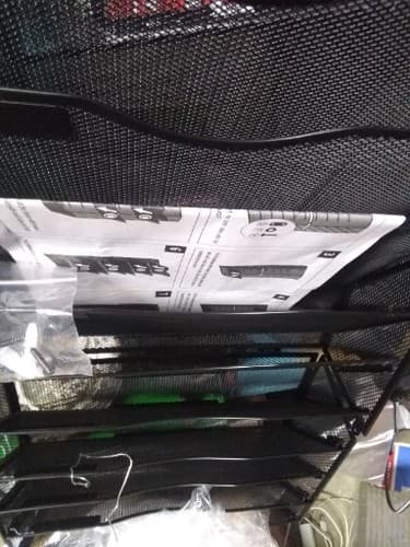 5 Tier Hanging Wall File Organizer Mesh Mail Paper Organization Hanging File ... - Thumbnail 5