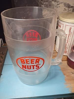 Vintage Beer Nuts Plastic Advertising Pitcher – Large 11" Tall Barware - Thumbnail 8