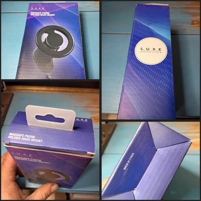 LUXE MagSafe Phone Holder Dash Mount – New In Box – Magnetic Car Mount - Image 1