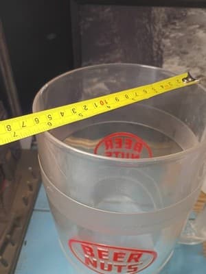 Vintage Beer Nuts Plastic Advertising Pitcher – Large 11" Tall Barware - Thumbnail 10