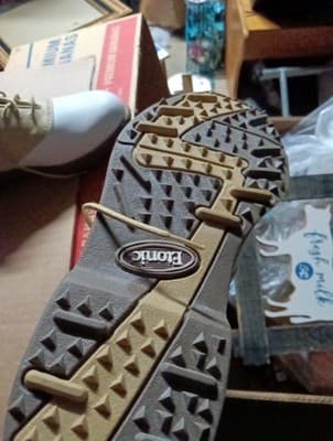 Etonic Lites Women's Golf Shoes Size 6.5 White Tan Saddle - Thumbnail 4