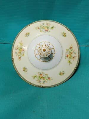 National China Japan "Gold Flower" Replacement Lid Only - Round Vegetable Bowl - Image 1