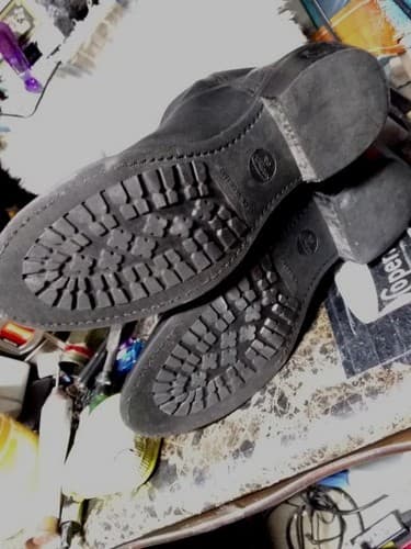 Abilene Polished Cowhide Boot - Round Toe - - Thumbnail 5