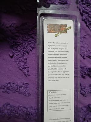 Lot of 3 Nuthin' Fancy Outdoors Fishing Lures - Crankbaits - Chartreuse & Gold - Thumbnail 5