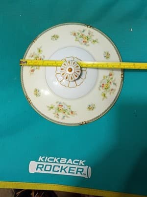 National China Japan "Gold Flower" Replacement Lid Only - Round Vegetable Bowl - Thumbnail 6