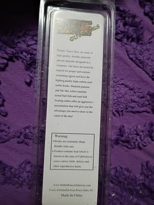 Lot of 3 Nuthin' Fancy Outdoors Fishing Lures - Crankbaits - Chartreuse & Gold - Thumbnail 7