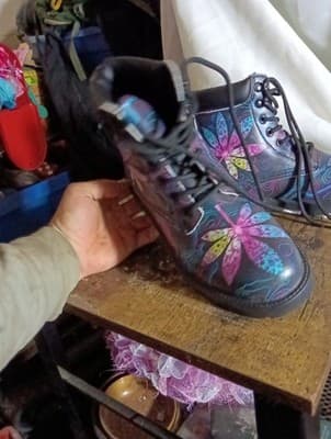 Shangri-La Pot Leaf Boots Size 39 - Thumbnail 8