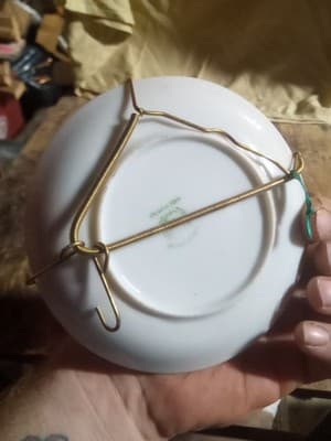 Lot Of 2 Outdoor Scene Vintage Saucers - Thumbnail 5