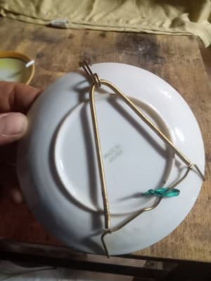 Lot Of 2 Outdoor Scene Vintage Saucers - Thumbnail 3