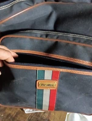 Vintage Resmed Travel Bag Carry Case 13 X 14 X 5 Used Missing Long Strap - Thumbnail 2