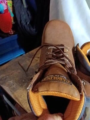 Carolina Woman No Metal Steel Toe Work Boot. Size 7.5 W - Thumbnail 6