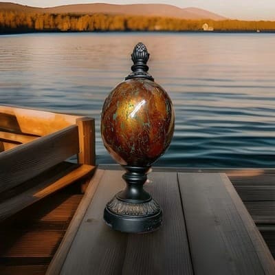 Hobby Lobby Decorative Lamp Vase Type Piece. Item# 6749113 Collection L - Thumbnail 2