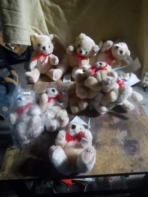 Lot Of 12 Beachwood Bunch Small Stuffed Teddy Bears All With The Tag Still On - Thumbnail 12