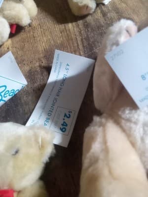 Lot Of 12 Beachwood Bunch Small Stuffed Teddy Bears All With The Tag Still On - Thumbnail 8