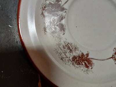 Vintage Noritake Desert Flowers Stoneware 8341 Set of 8 Cups & 8 Saucers Japan - Thumbnail 7