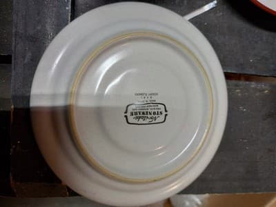 Vintage Noritake Desert Flowers Stoneware 8341 Set of 8 Cups & 8 Saucers Japan - Thumbnail 8