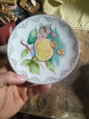 Lot Of 3 Vintage Saucers. Fruit Themed - Thumbnail 8