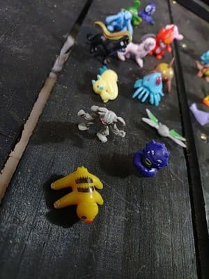 Pokemon Mini PVC 1" Figures Toy Lot of 23 Miniatures Marked "PK China" - Thumbnail 2