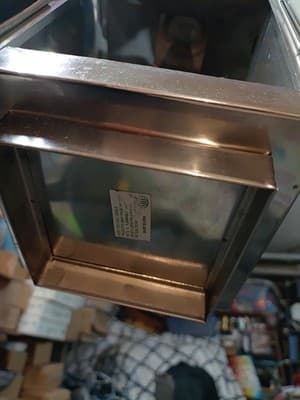 Square Stainless Steel Lantern Patio Tabletop Decor - Thumbnail 7