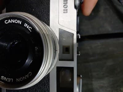 Canon Canonet 28 35mm Rangefinder Film Camera With Case Not Tested - Thumbnail 3