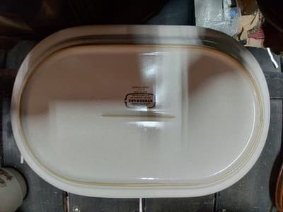 Vintage Noritake Stoneware DESERT FLOWERS 8341 Oval Serving Platter 14” Japan - Thumbnail 5