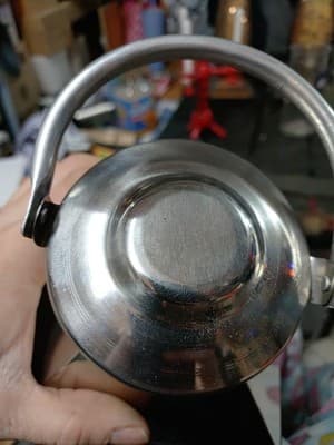 Square Stainless Steel Lantern Patio Tabletop Decor - Thumbnail 8