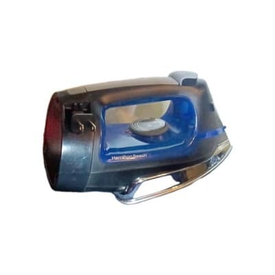 1500 Watt Blue Self Cleaning Steam Iron, with Retractable Cord and Stainless Ste - Thumbnail 3