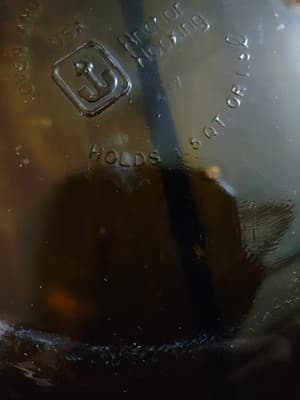 Anchor Hocking Fire King #437 1-2 Quart Amber Casserole Baking Dish with Lid - Thumbnail 8