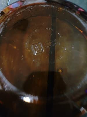 Anchor Hocking Fire King #437 1-2 Quart Amber Casserole Baking Dish with Lid - Thumbnail 5