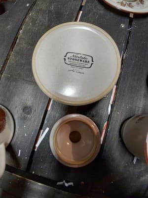 Vintage NORITAKE DESERT FLOWERS Creamer & Sugar Bowl With Lid - Thumbnail 9